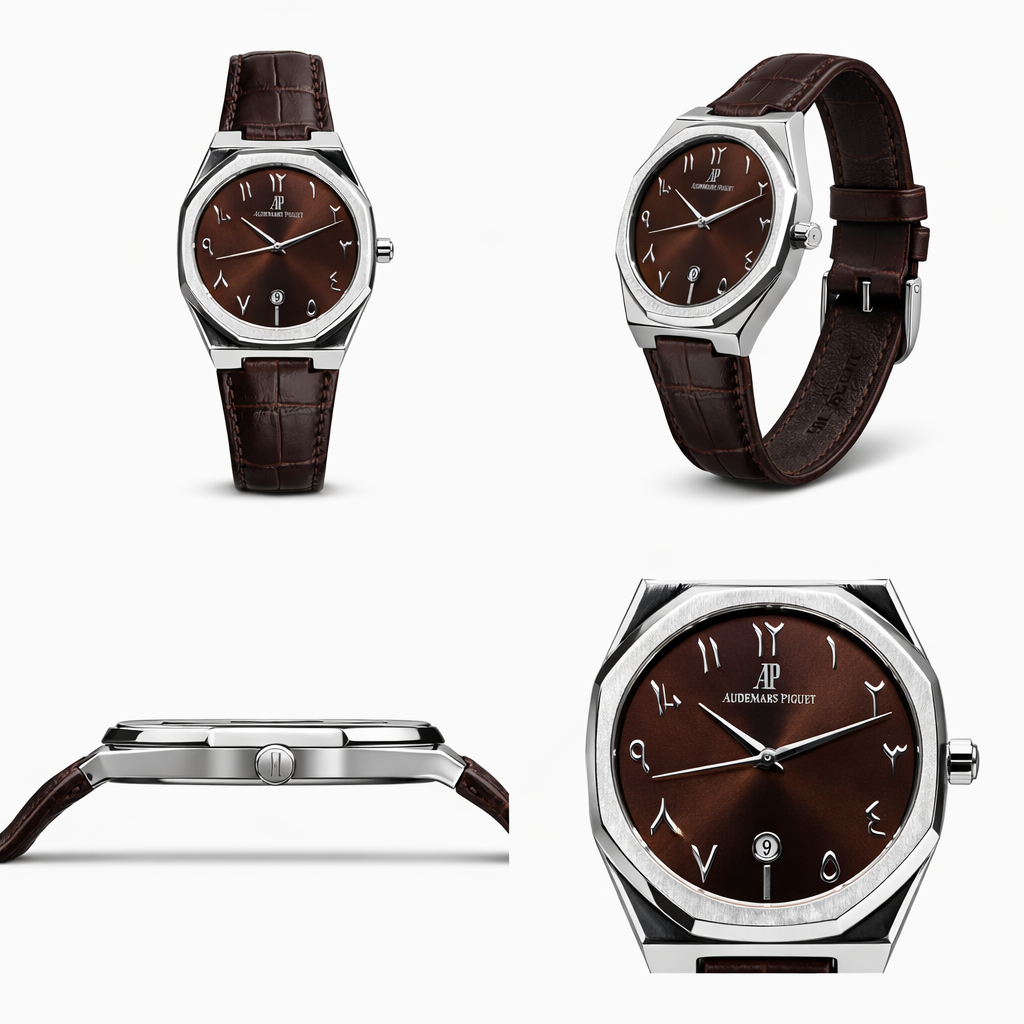 AP Style Premium Leather Strap Watch