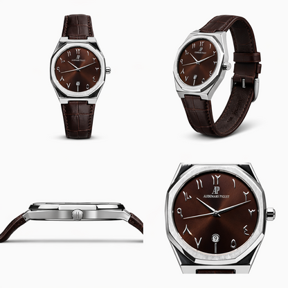 AP Style Premium Leather Strap Watch