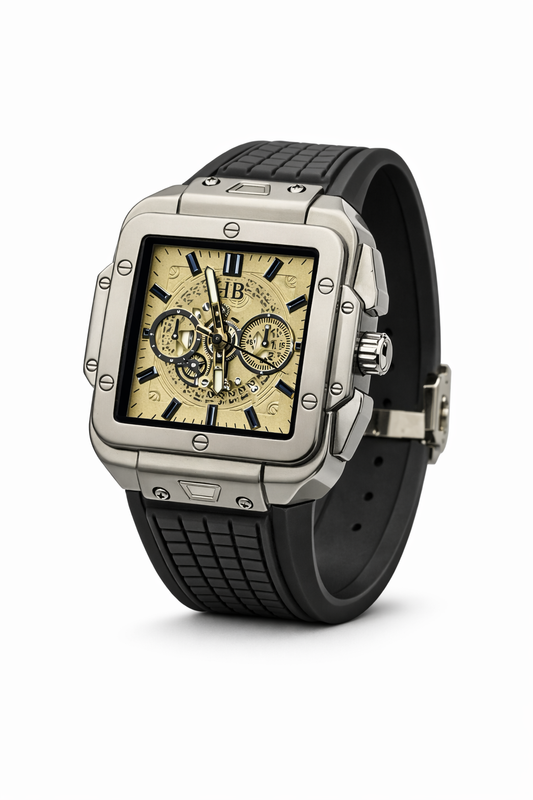 H B Squre dial Watch