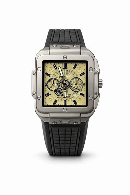 H B Squre dial Watch