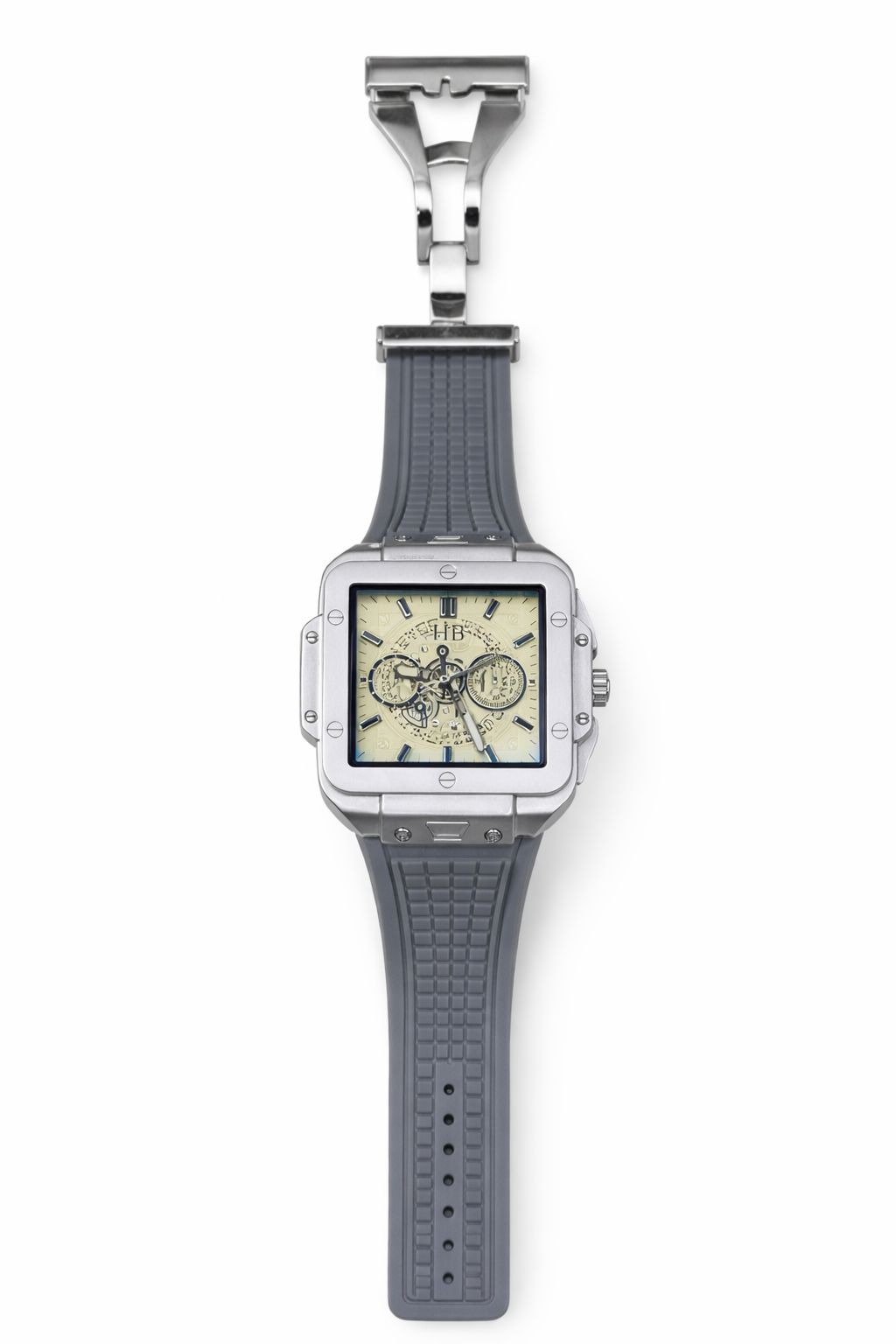 H B Squre dial Watch
