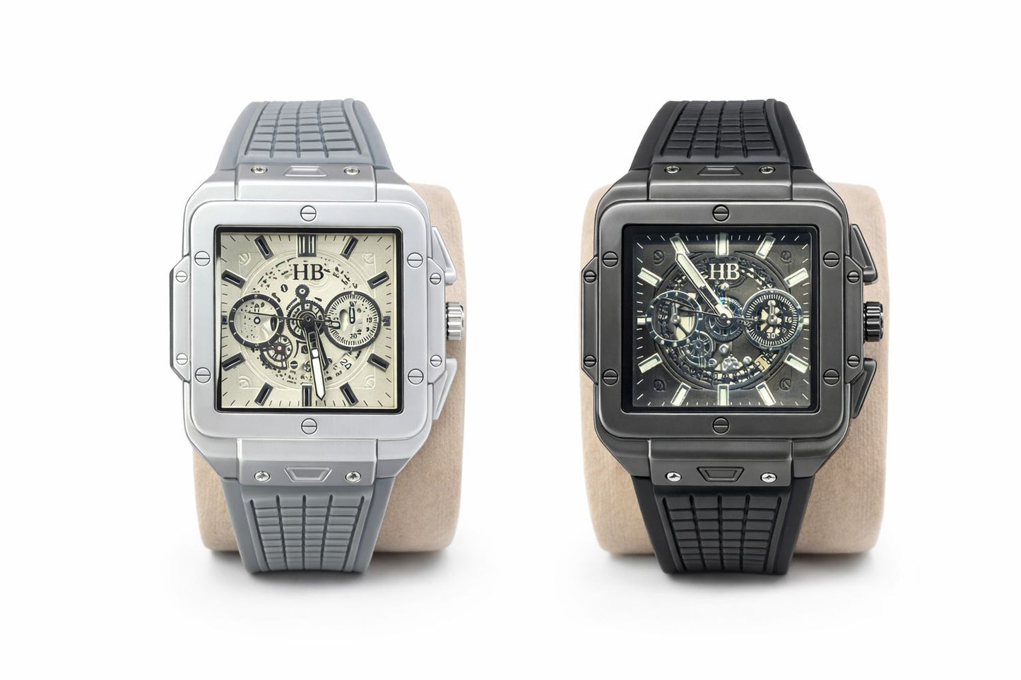 H B Squre dial Watch