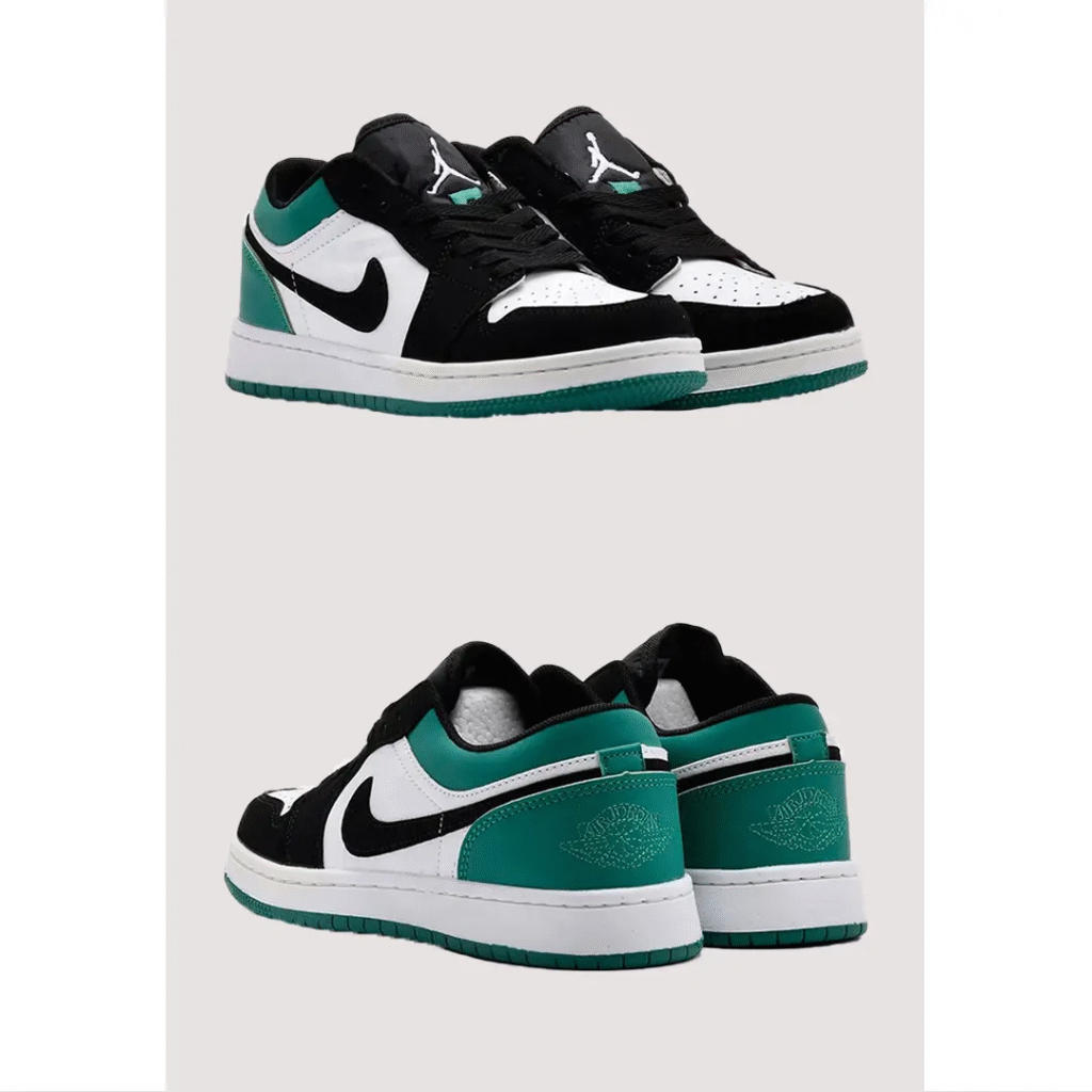 Air Jordan 1 Low – Black Green White