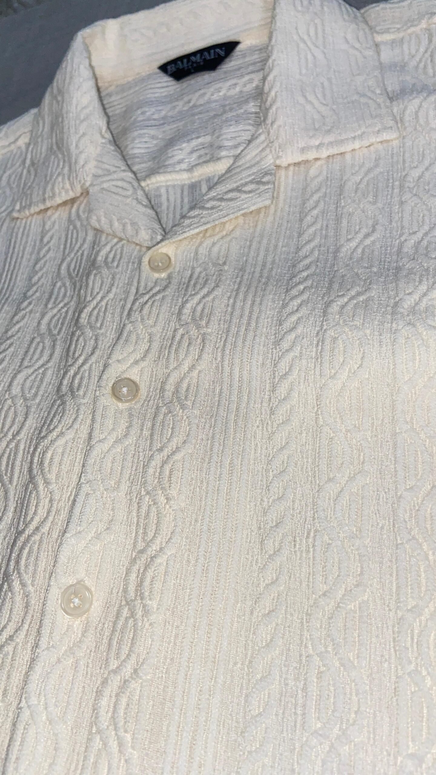 Cuban Collar Knitted Shirt - Image 2